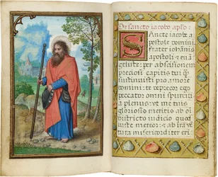 Folio från en miniatyrbok med timmar, användning av Rom, Brygge, 1530-35