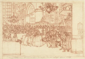 Prins William Vs dop 1748 Prins Willem de Vyfdes dop 11 april anno 1748 (titel på objektet)