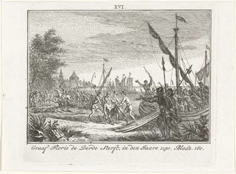 Floris III av Hollands död i Antiochia, 1784