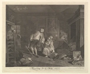 Vigsel A-la-Mode, tavla V, april 1745.