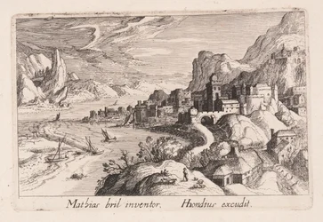 Alpernas floddal, från Topographia Variarum Regionum