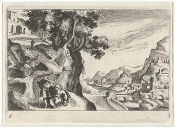 Landschap träffade Juda en Tamar Sydeuropeiskt landskap (serietitel) Topografi för olika regioner (serietitel)