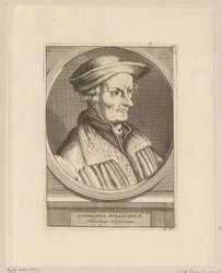Porträtt av Conrad Pellican