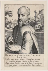Porträtt av Hendrik van Cleef