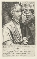 Porträtt av Hubert Goltzius