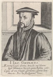 Porträtt av Johann-Jacob Grynaeus