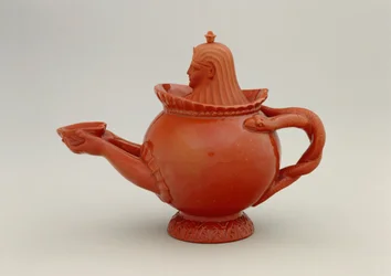Tekanna med egyptiskt tema, efter 1793 (keramik)