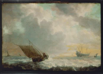 Seascape (målning på trä)