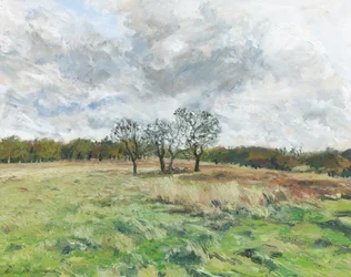 Richmond Park (olja på duk)