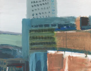 Wandsworth cityscape 5, 2009 (akryl och grafit på duk)