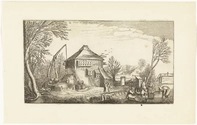 Vinterlandskap med gård Landskap (serietitel)