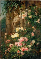 Le Benitier: Notre-Dame-des-Roses (målning på duk)