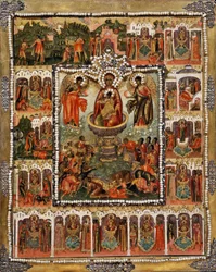 Theotokos livgivande vår, 1670