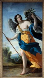La vertu Målning av Simon Vouet (1590-1649) 1600-talets sön. 2,1x1,13 m