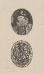 James I, kung av England, ca. 1616.