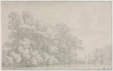 Flodlandskap, ca. 1650.