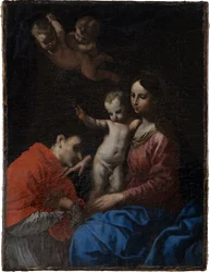 Madonnan med barnet, dyrkad av Sankt Carlo Borromeo