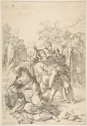 Saint Benedict driver ut en demon, ca. 1637-1639.
