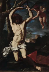 Sankt Sebastian och en ängel