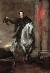Porträtt av Anton Giulio Brignole Sale 1605-1662, 1622-1625.