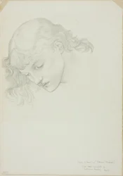 Head, Studie för Mirror of Venus