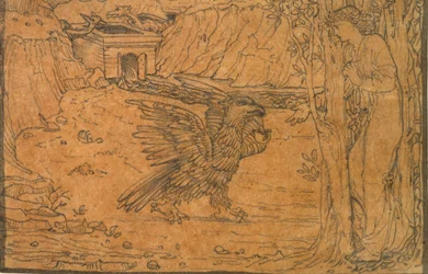 Berättelsen om Amor och Psyke: Det svarta vattnet, c1864-c1868