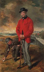 Porträtt av John Whyte-Melville, av Bennochy och Strathkinness 1797-1883