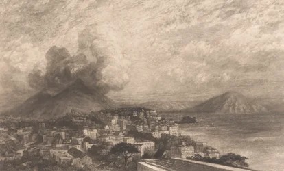 Vesuvius från Neapelbukten