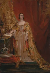 Drottning Victoria avlägger kröningseden, 28 juni 1838