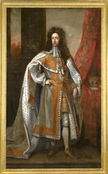 Kung Vilhelm III av England 1650-1702 i sin kröningsdräkt