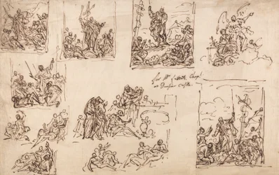 Moses and the Brazen Serpent - Design för kapellet på Dunster Castle