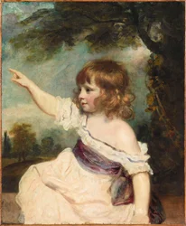 Porträtt av Francis George Hare 1786-1842 känd som Master Hare, 1788-1789.