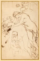 Venus klagande Adonis