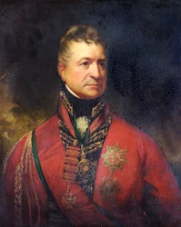 Porträtt av generallöjtnant Sir Thomas Picton, brittisk soldat, c1815.