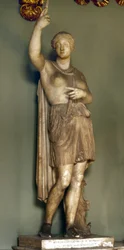 Amazon av skulptören Scopas (eller Skopas). Rom, Capitoliums museum.