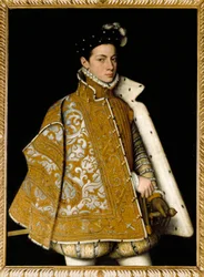 Porträtt av Alexandre Farnese (Alessandro Farnese)