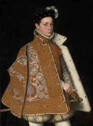 Porträtt av prins Alessandro Farnese (1545-1592), senare hertig av Parma och Piacenza