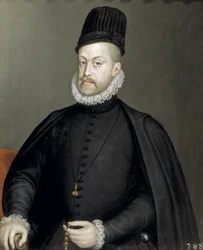 Spanska:  Retrato de Felipe II Porträtt av Filip II av Spanien