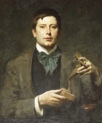 Porträtt av skulptören George Frampton