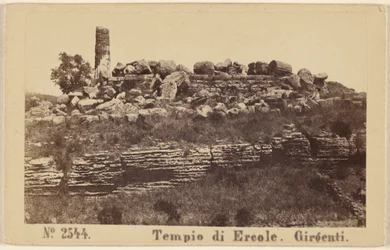 Herkules tempel. Girgenti.