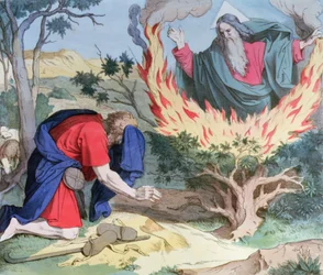 123 0832025 Moses och den brinnande busken