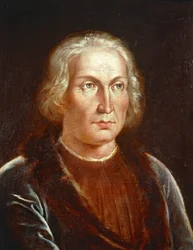 Christopher Columbus, upptäckare ... (målning på duk)