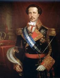 Francis, av Asis y, Bourbon (olja på duk)