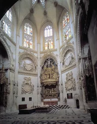Interiörvy av Capilla del Condestable, sent 1400-tal