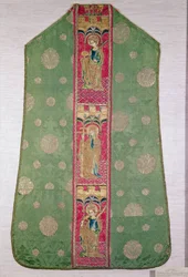 Spansk Chasuble, ca 1425-50 (broderat siden)