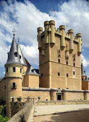Utsikt över ingången till Alcazar, från nordost