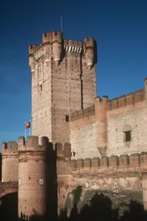 Utsikt över slottet, byggt c.1453