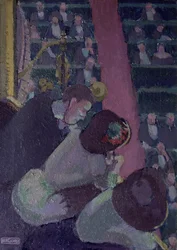 Balkongen vid Alhambra ca 1912 (olja på duk)