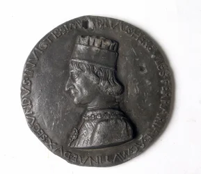 Medalj föreställande Ercole d