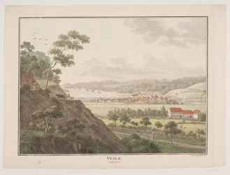 Vejle från nordväst